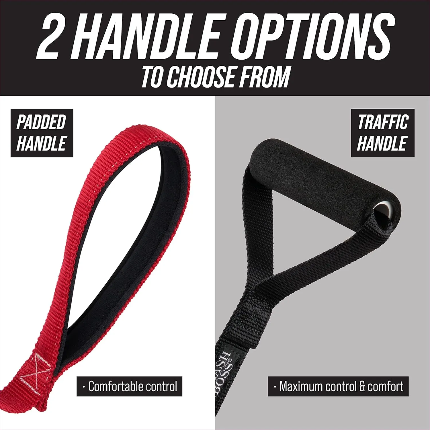 Short Dog Leash with Padded Handle