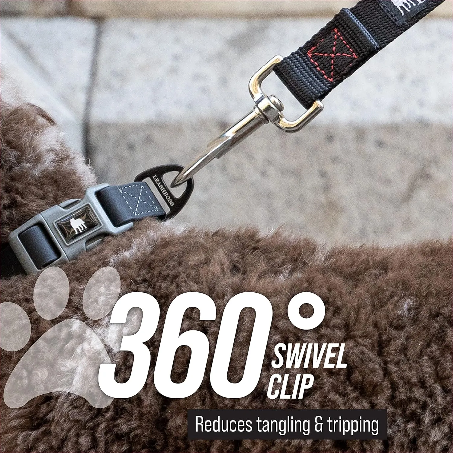 Short Dog Leash with Padded Handle