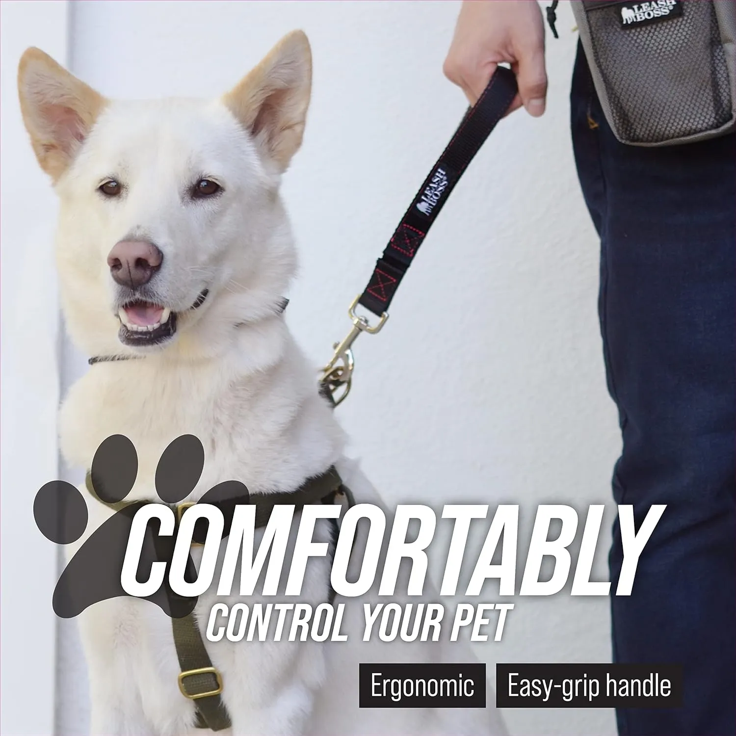 Short Dog Leash with Padded Handle