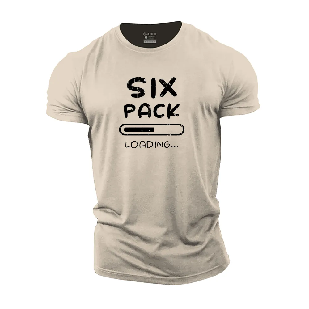 Six Pack Loading Cotton T-Shirt