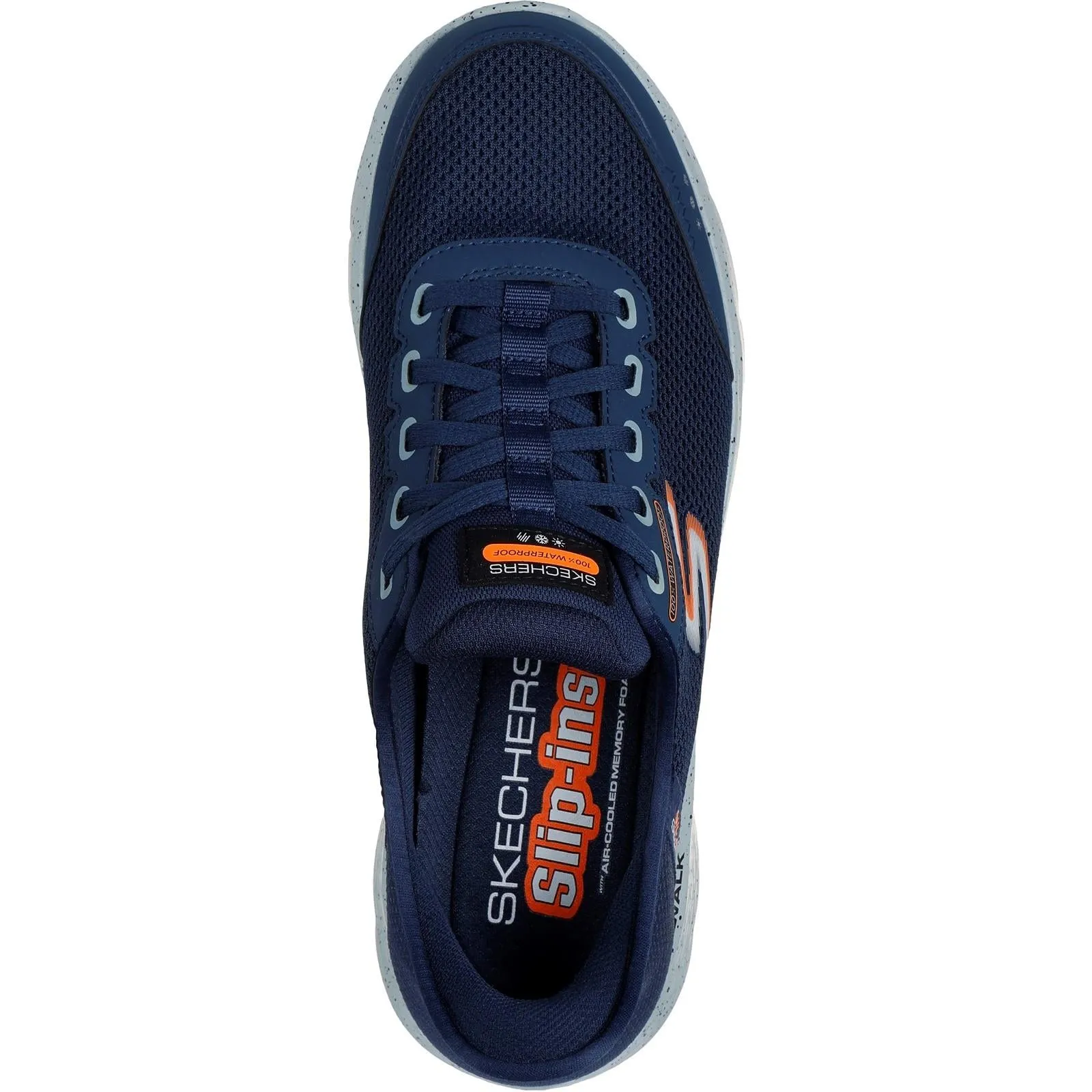 Skechers 216330 Slip-ins Go Walk Flex 100 % wasserdichte Herren-Sneaker in weiter Passform