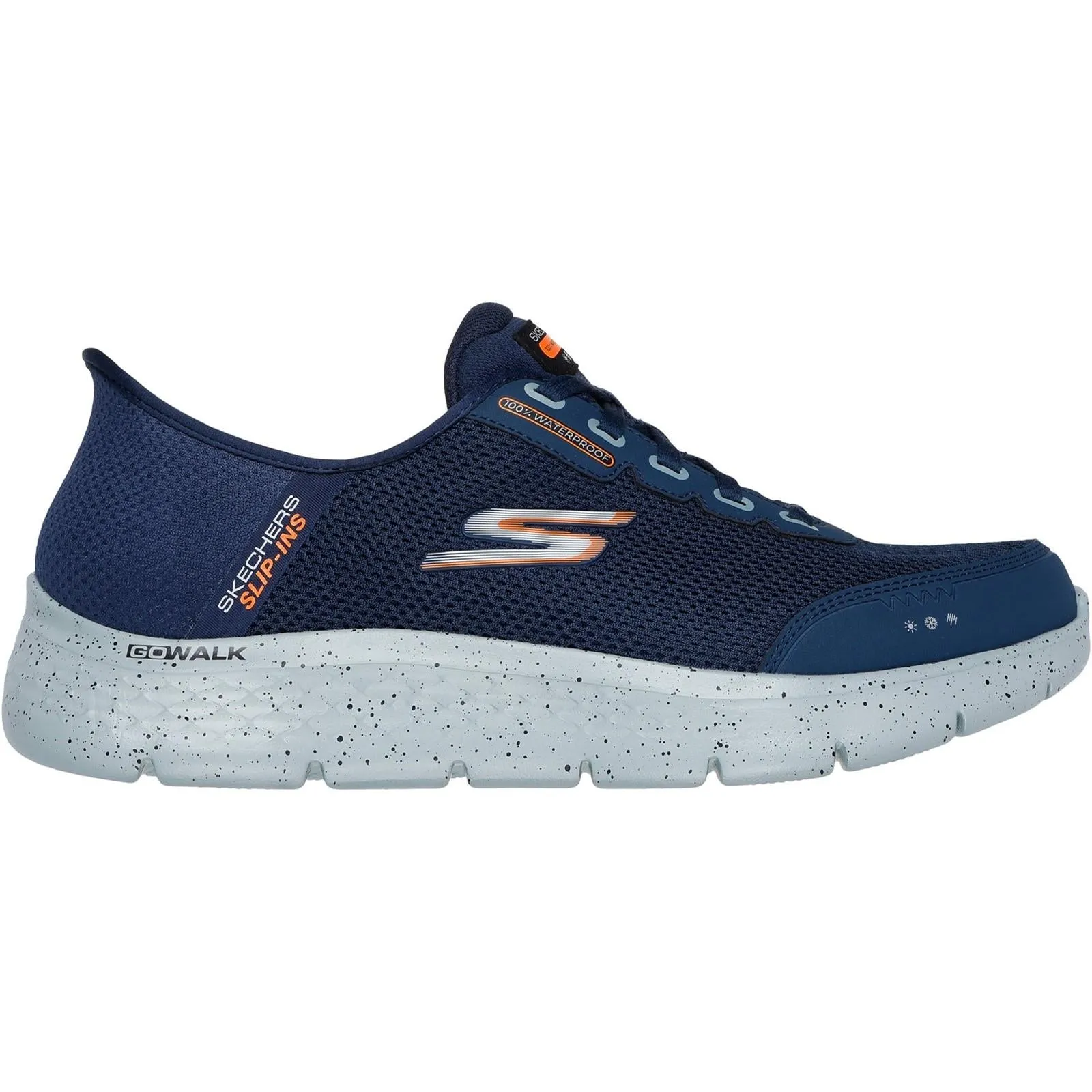 Skechers 216330 Slip-ins Go Walk Flex 100 % wasserdichte Herren-Sneaker in weiter Passform