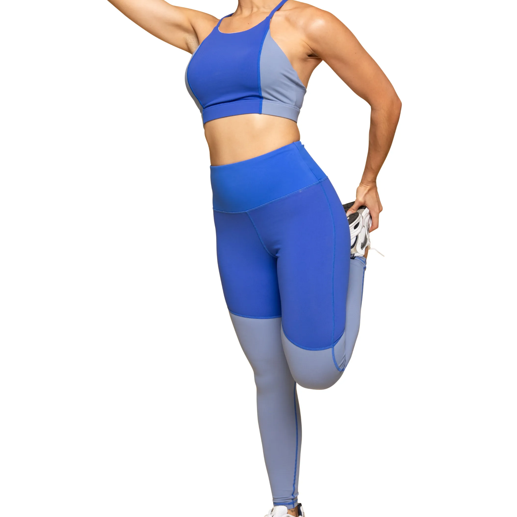 Sky Women Workout Pants -Blue