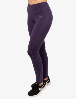 SLEEK SCULPTURE LEGGINGS RICH PURPLE