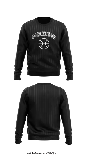 SouthBay Ballers Core Men's Crewneck Performance Sweatshirt - kwECbv