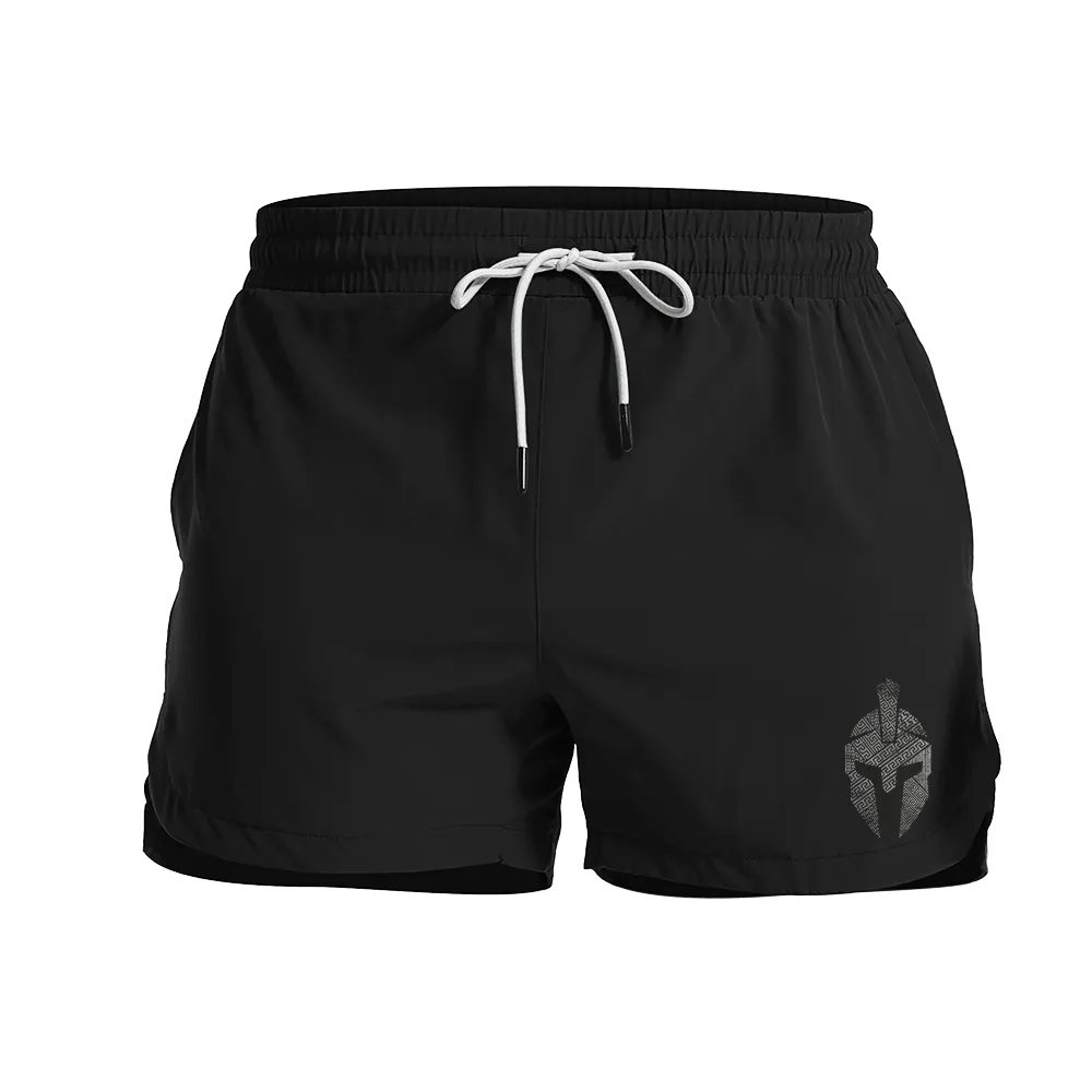Spartan Helmet Graphic Shorts