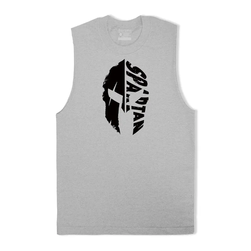 Spartan Helmet Graphic Tank Top