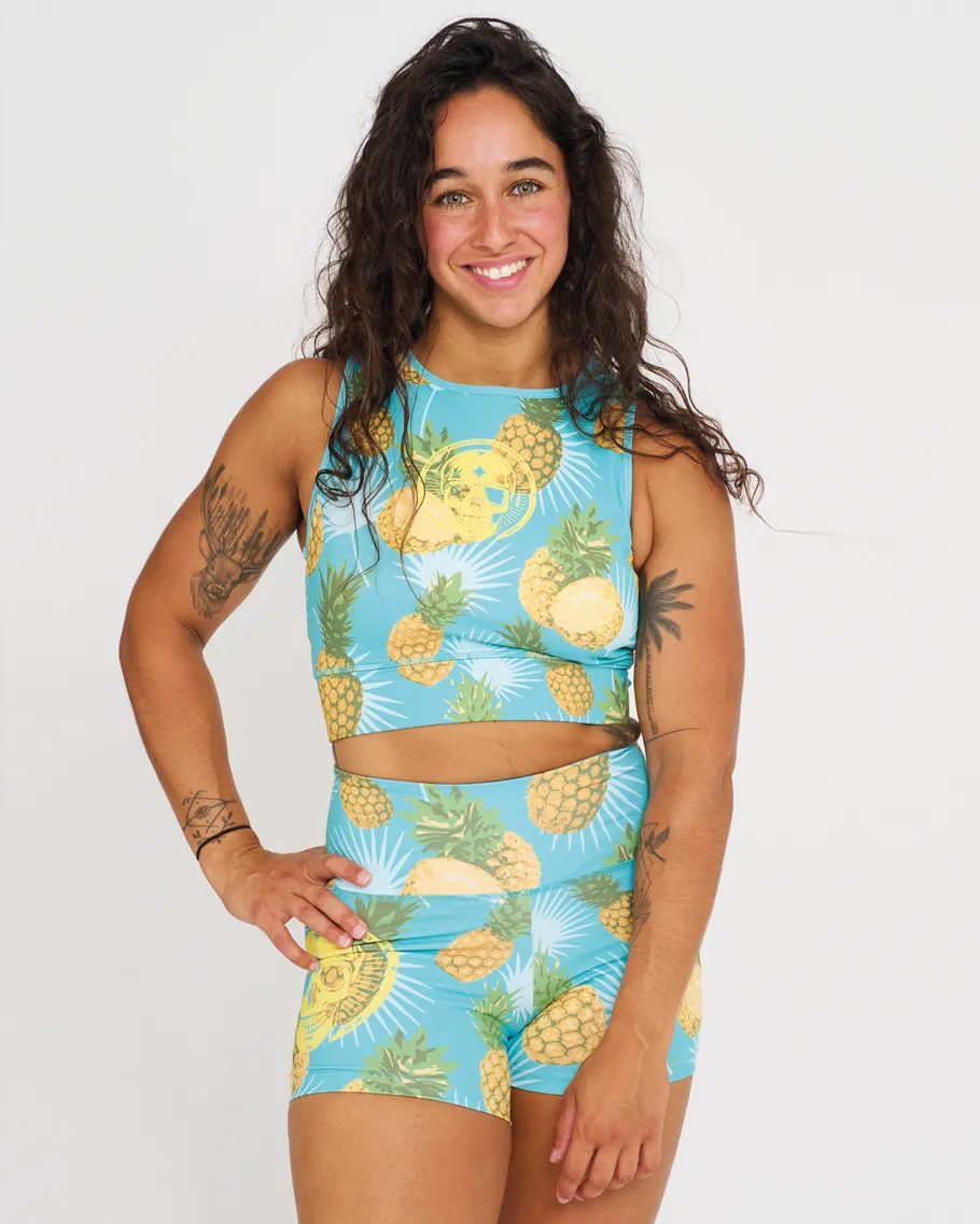Sports Bra - NS Clean   Tropical Blue