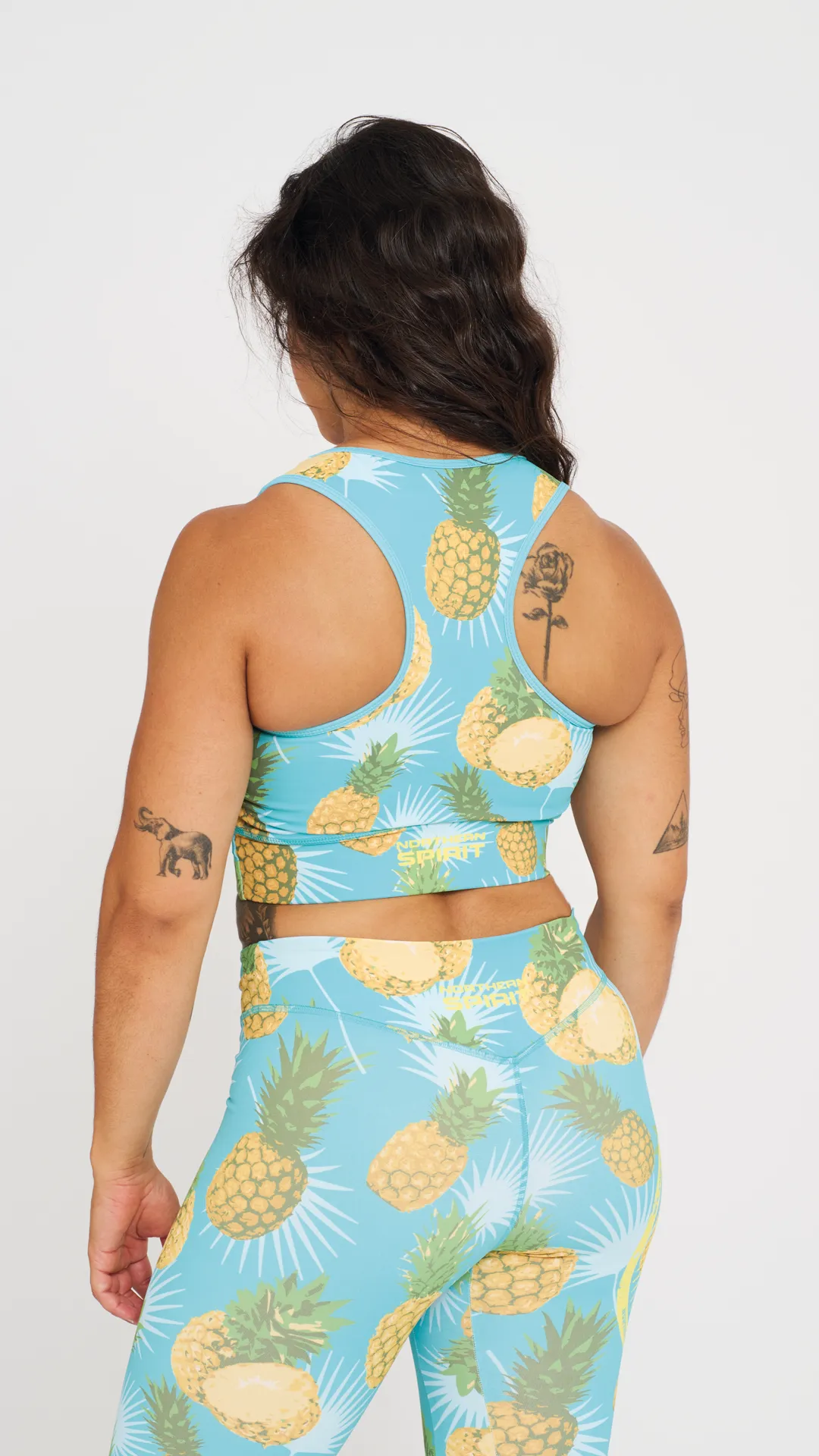 Sports Bra - NS Clean   Tropical Blue