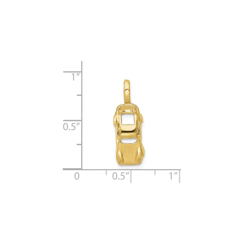Sports Car Pendant (14K)