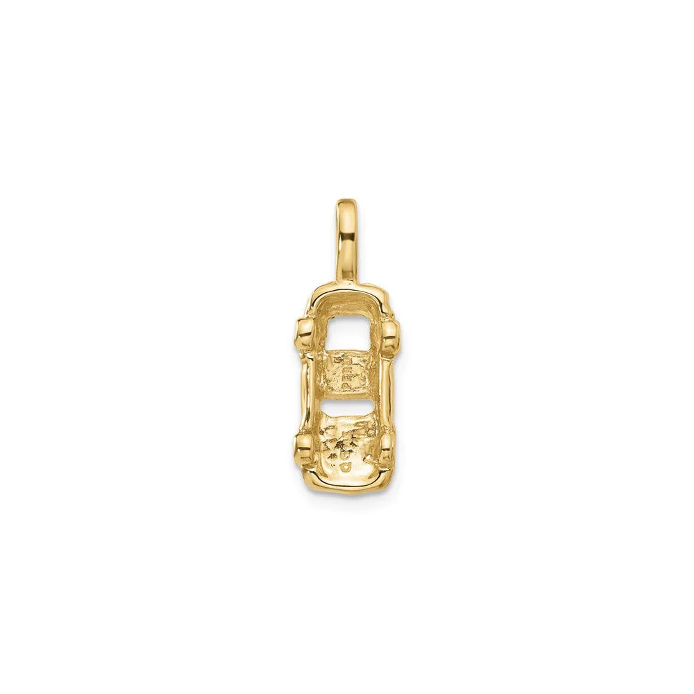 Sports Car Pendant (14K)