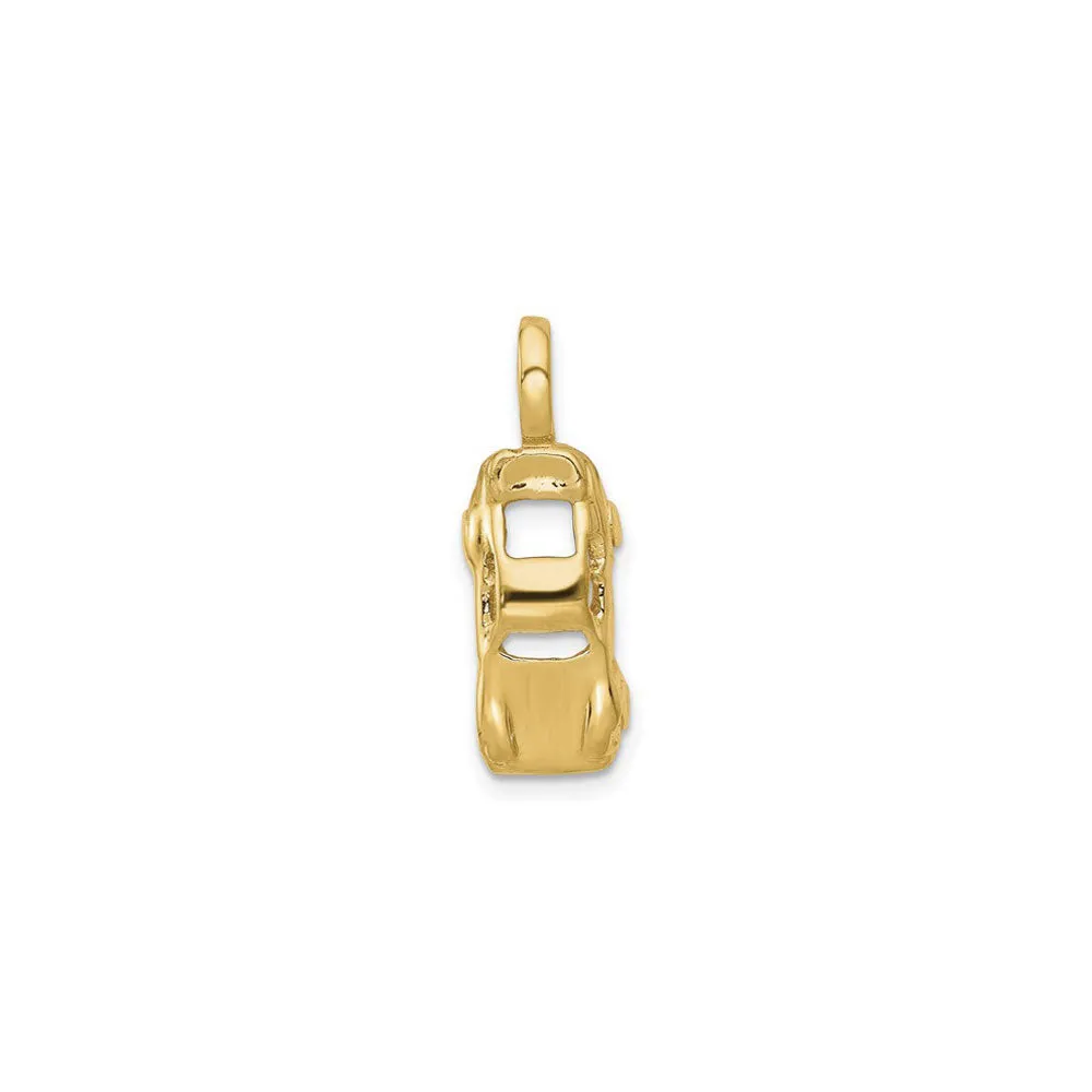 Sports Car Pendant (14K)