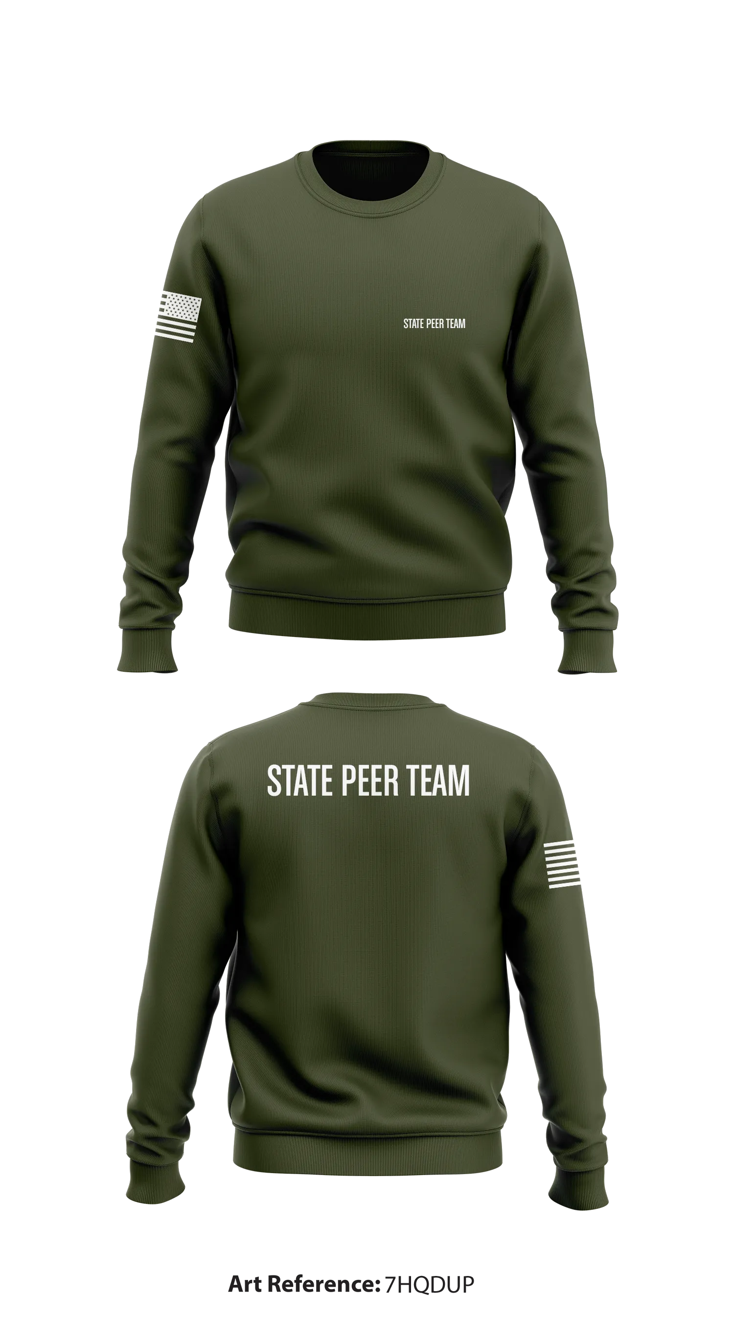 State peer team  Store 1 Core Men's Crewneck Performance Sweatshirt - 7HqdUP