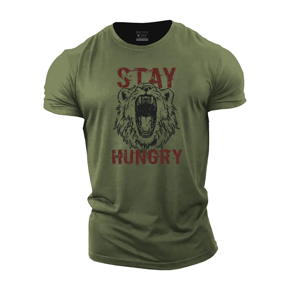 Stay Hungry Cotton T-Shirt