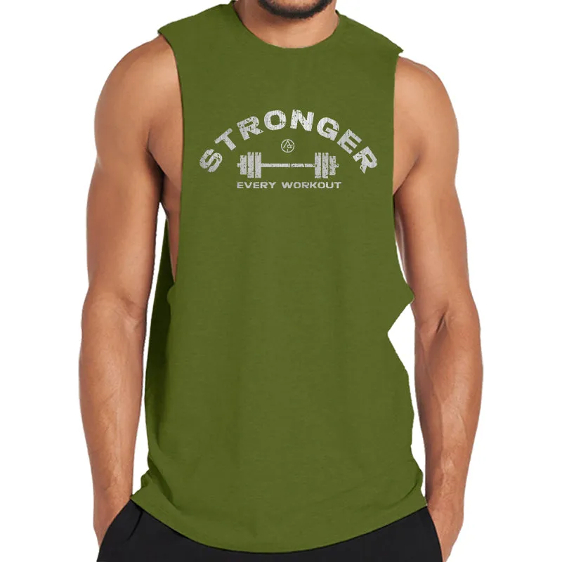 Stronger Workout Graphic Tank Top