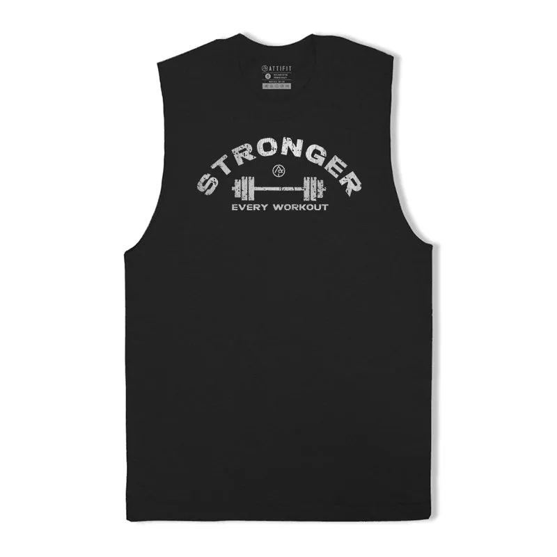 Stronger Workout Graphic Tank Top