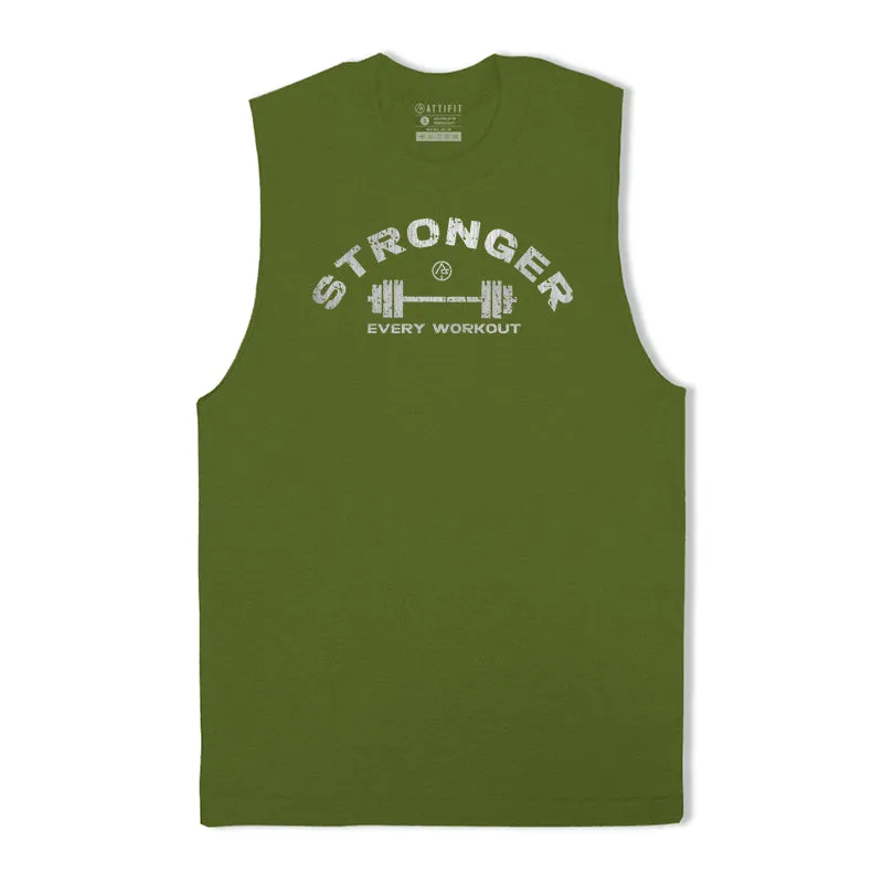 Stronger Workout Graphic Tank Top