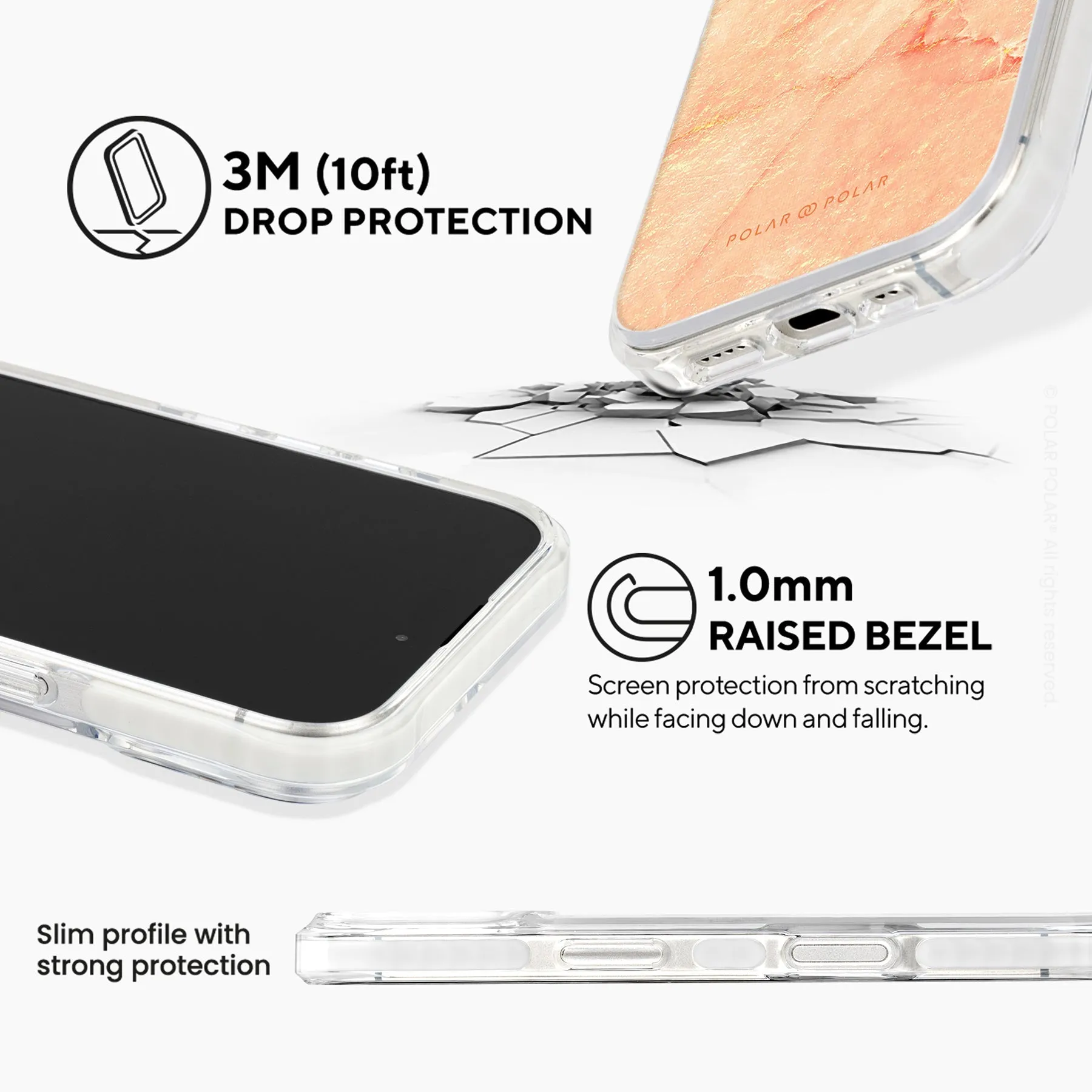 Sunset - iPhone 16 Plus Clear Bumper MagSafe Case