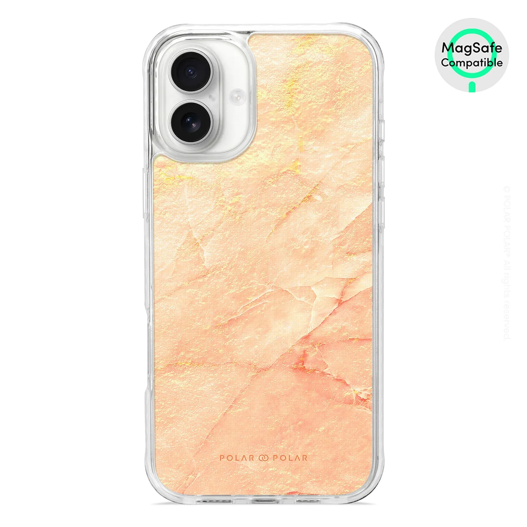 Sunset - iPhone 16 Plus Clear Bumper MagSafe Case
