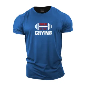 Sweat Is Fat Crying Cotton T-Shirt