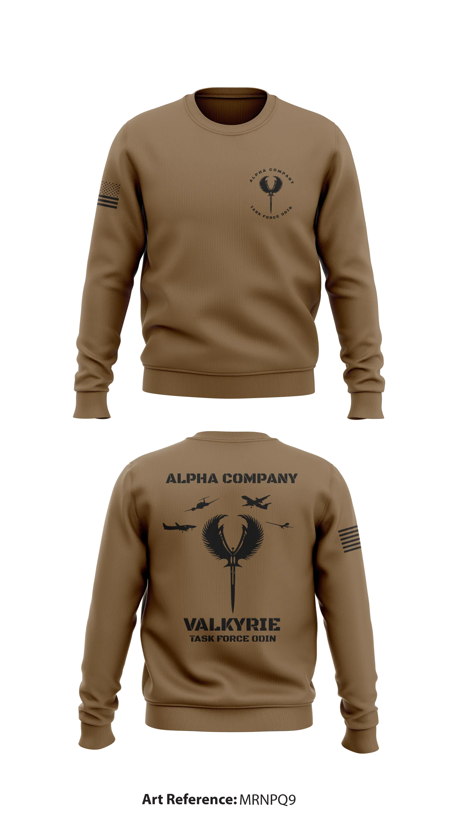 Task Force Odin Store 1 Core Men's Crewneck Performance Sweatshirt - mrNpQ9