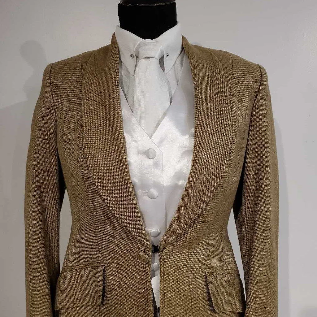 Taupe Windowpane Daycoat