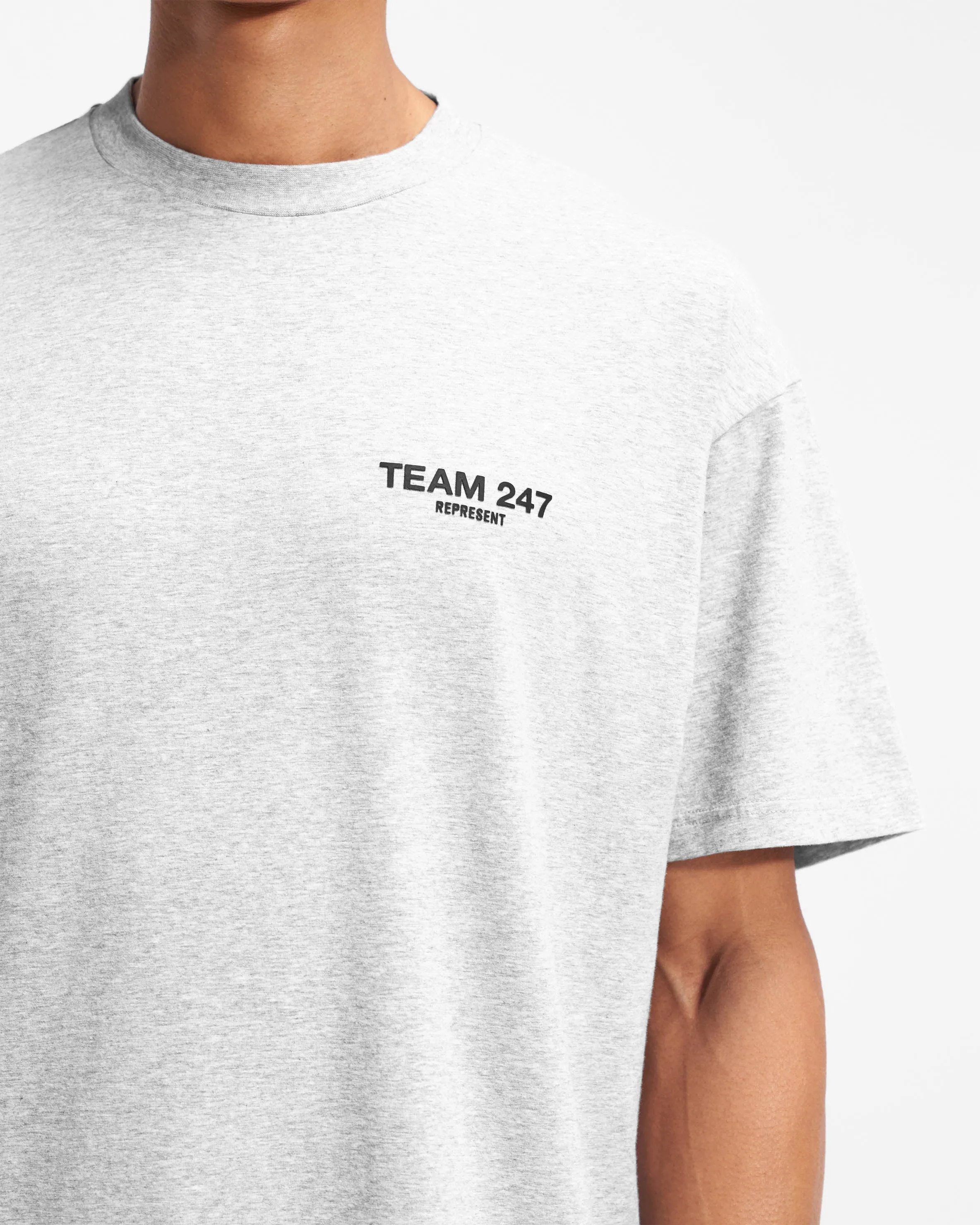 Team 247 Oversized T-Shirt - Ash Grey