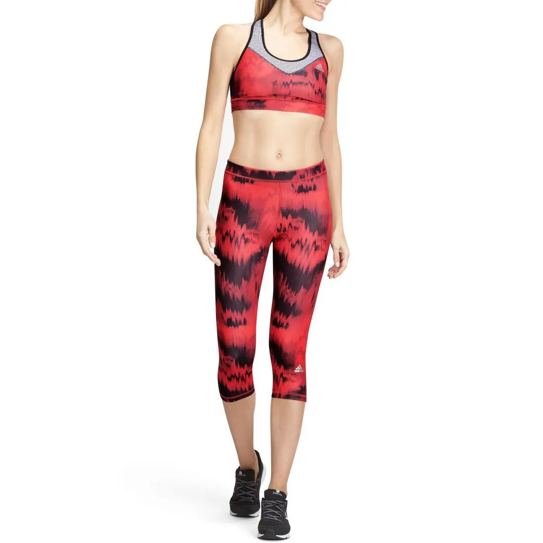 TechFit Women's Fitness Sports Bra - Red