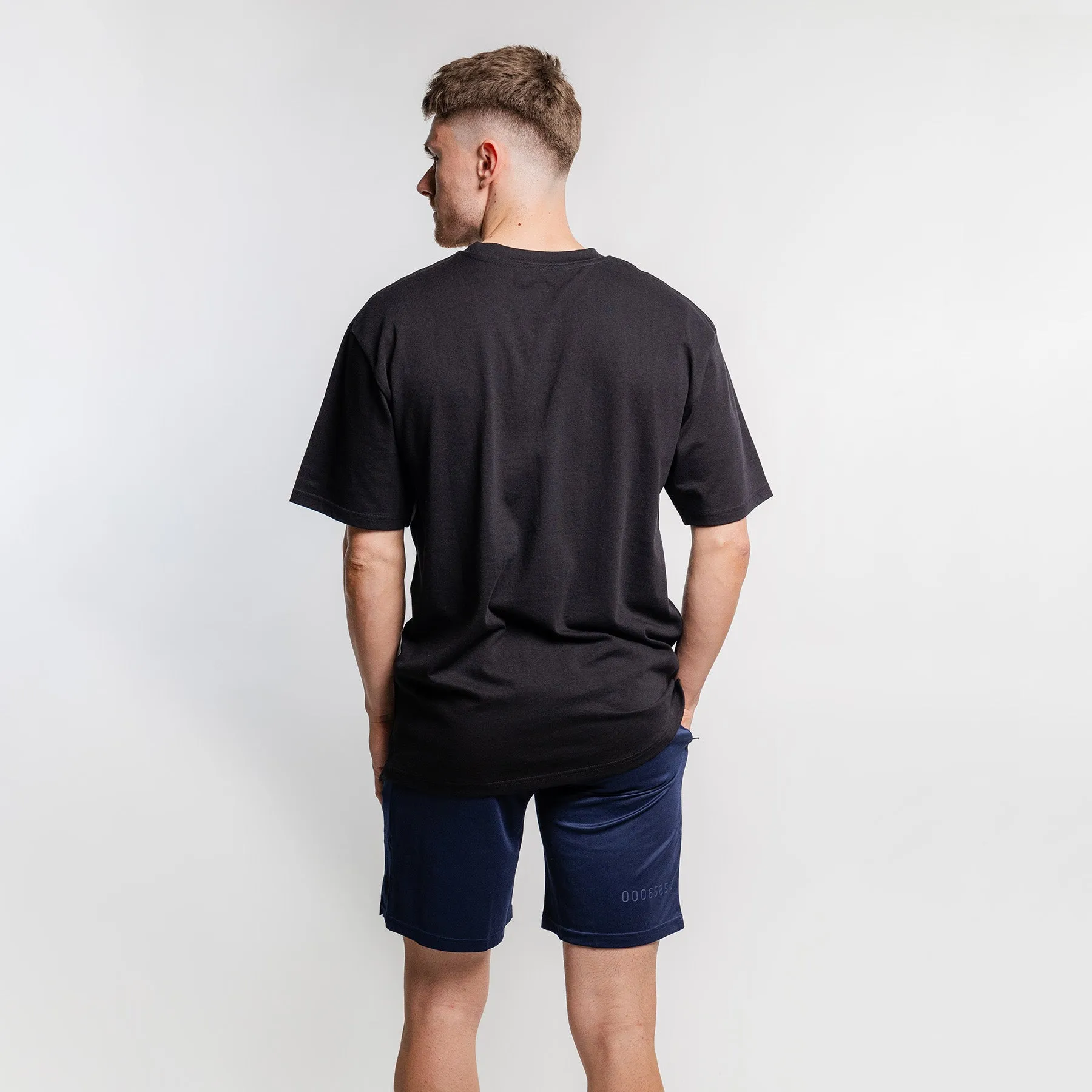 THE BRAVE - LIFESTYLE OVERSIZED T-SHIRT - BLACK/WHITE