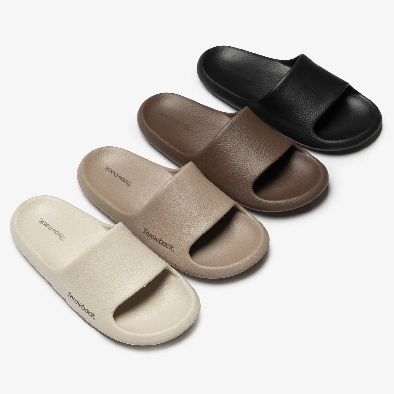 Throwback Slide - Dark Brown