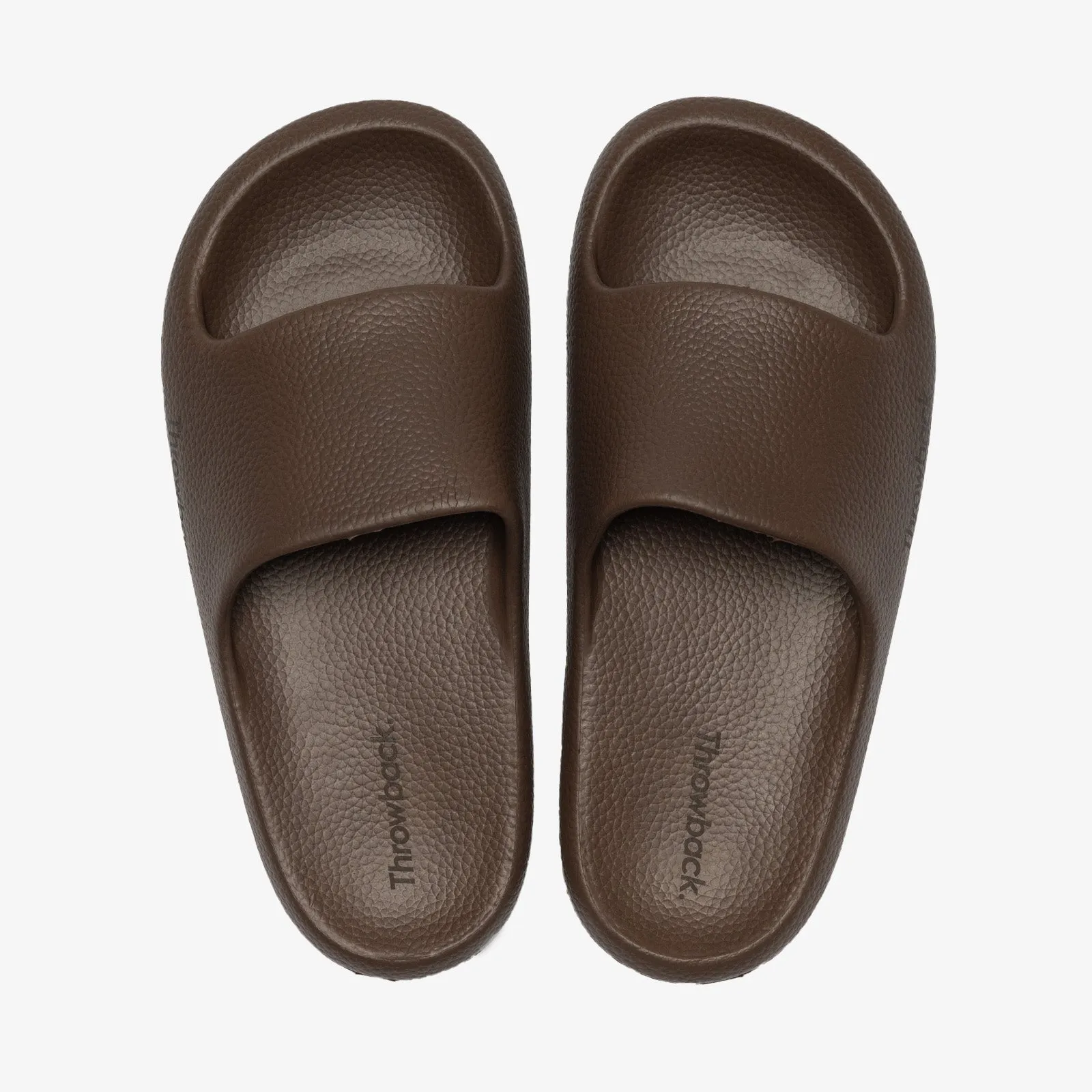 Throwback Slide - Dark Brown