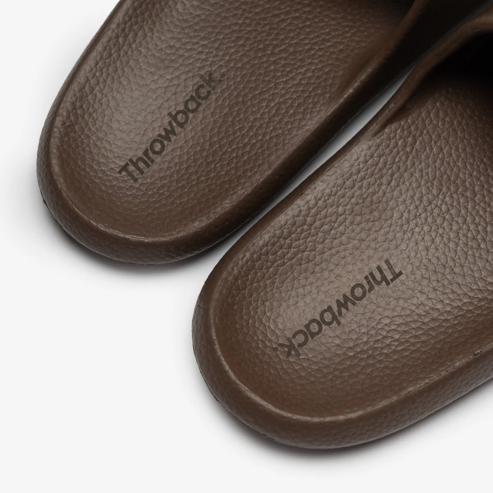 Throwback Slide - Dark Brown