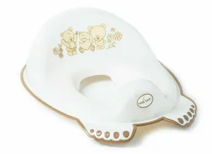 Toilet Training Seat Potty Toddler Boy Girl Trainer Safe Anti-Slip Teddy White