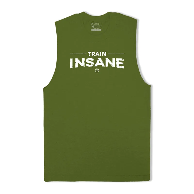 Train Insane Graphic Tank Top