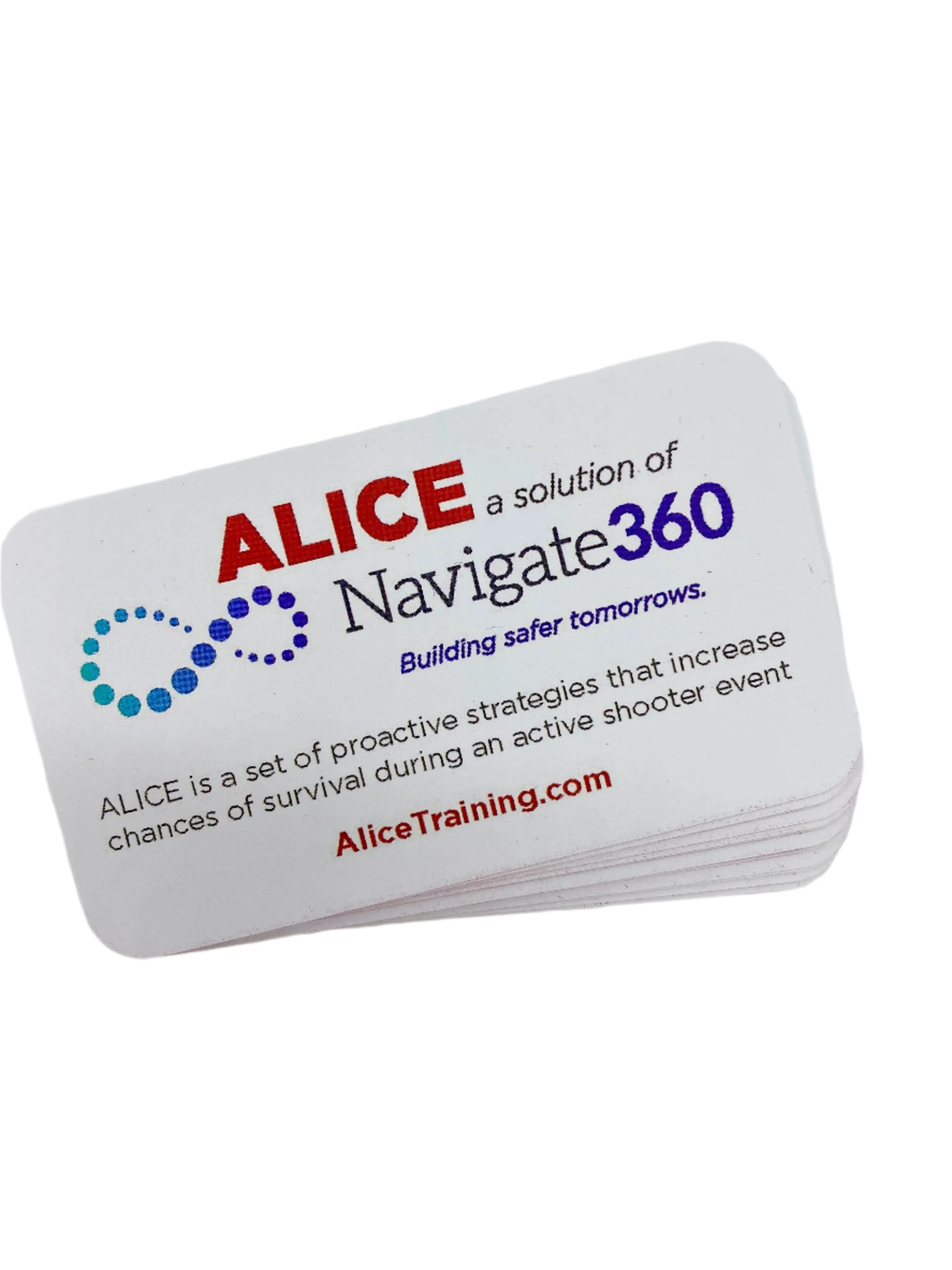 Two-Sided ALICE Wallet Cards