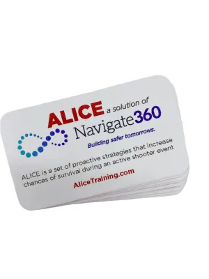 Two-Sided ALICE Wallet Cards
