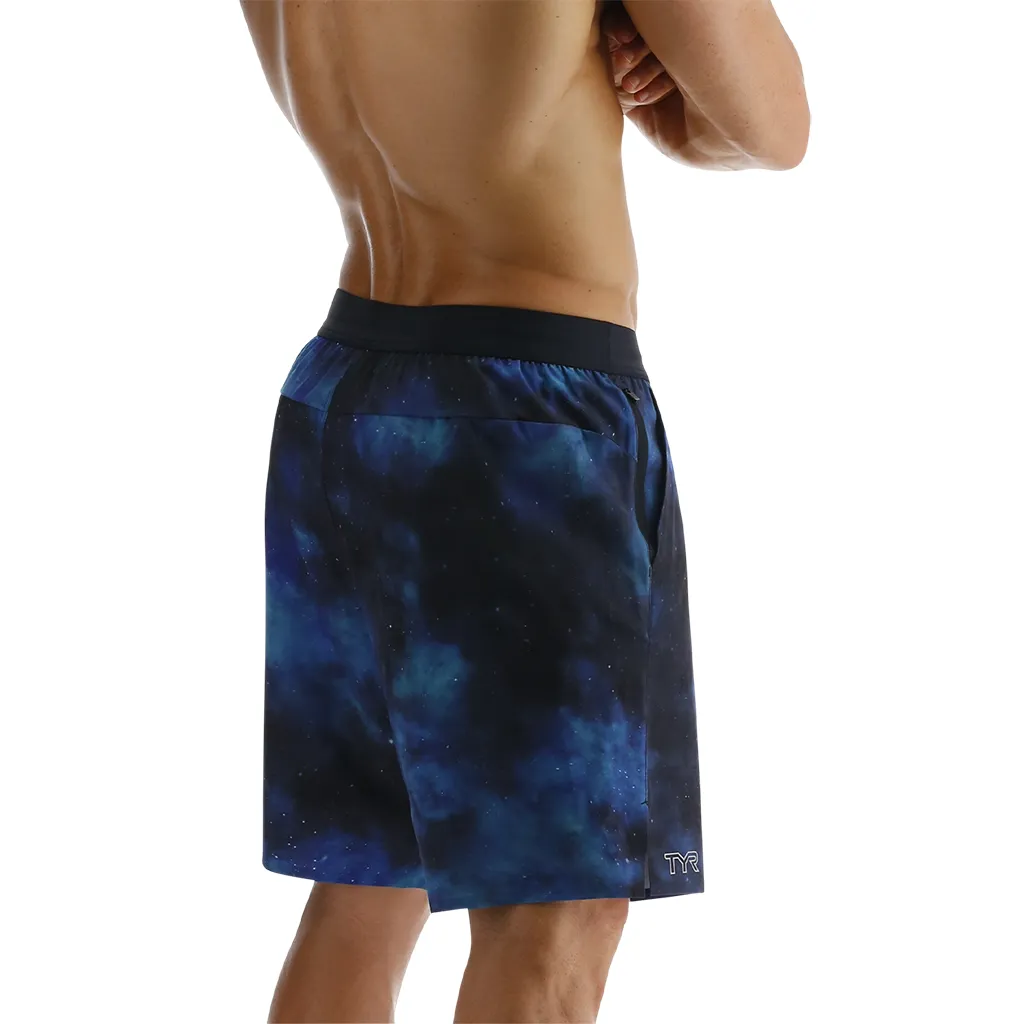 TYR Hydrosphere™ Men's Unlined 7" Unbroken Shorts - Cosmic Night