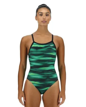 TYR Women's Technowave Diamondfit Swimsuit | Green