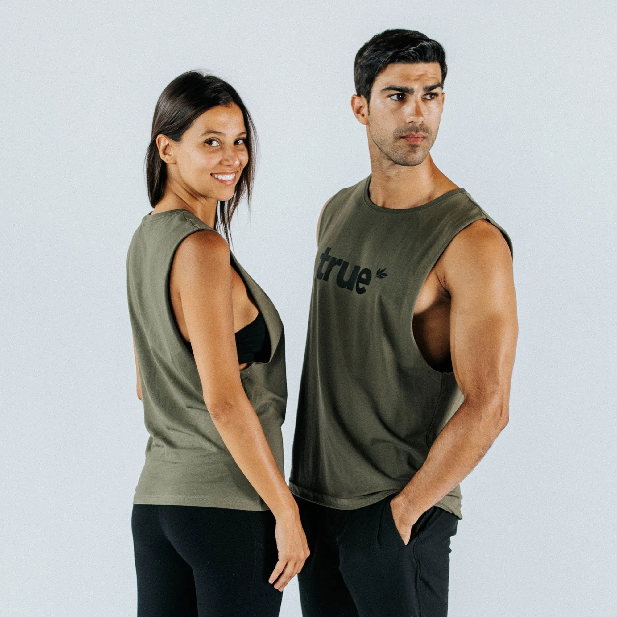Unisex Khaki Tank