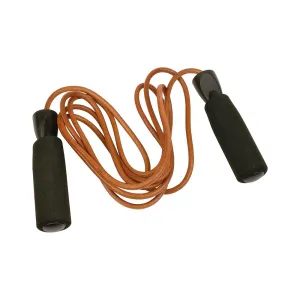 Urban Fitness 2.7m Leather Jump Rope