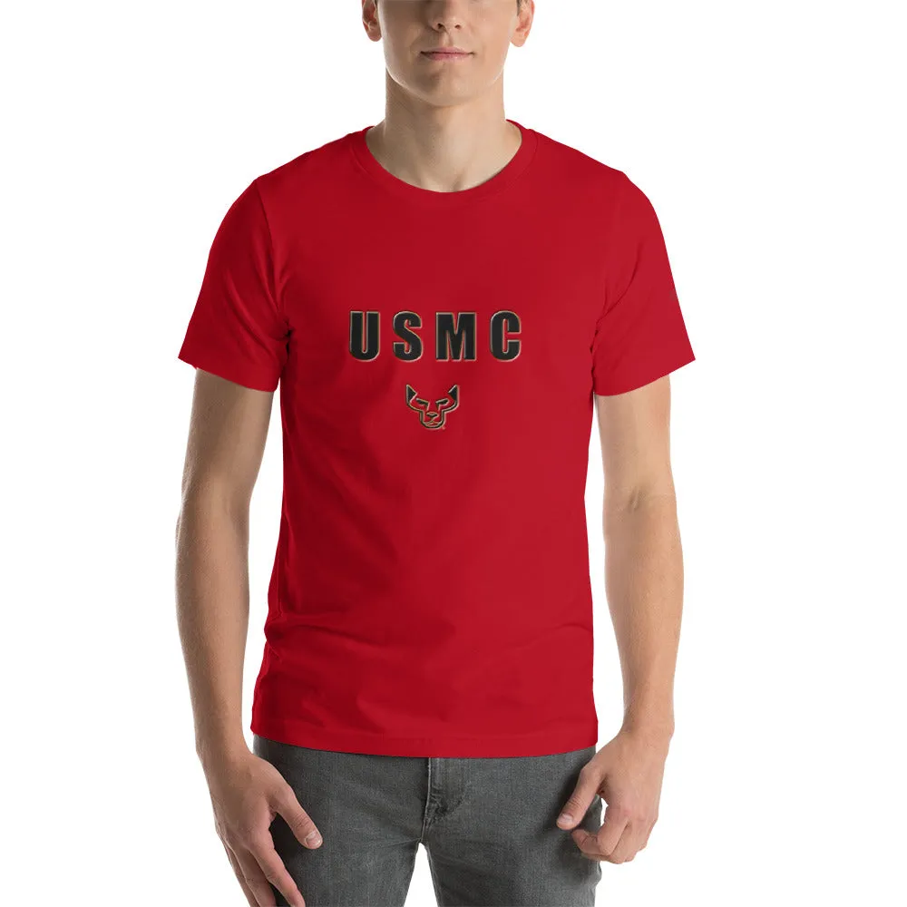 USMC, Short-Sleeve Unisex T-Shirt