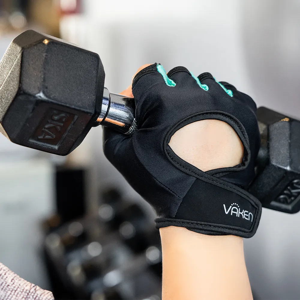 Vaken Training Glove Women - Black/Light Green