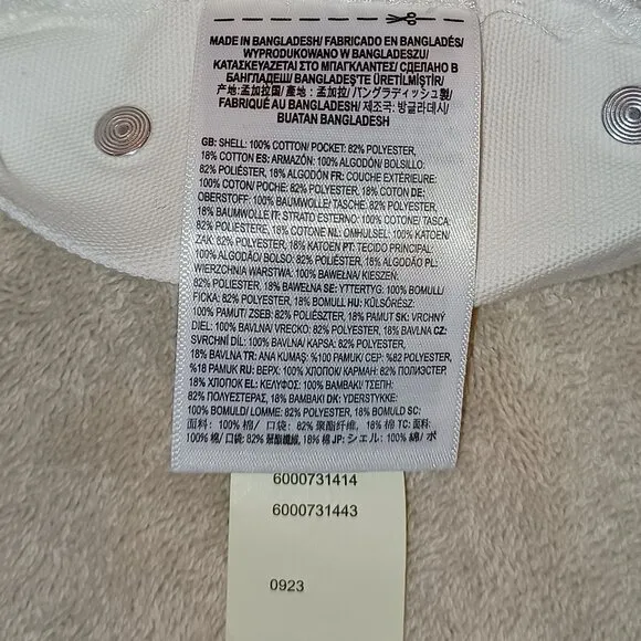 Vans Women's XS Ground Work Shortall Marshmallow White Overalls VN000G8WFS8
