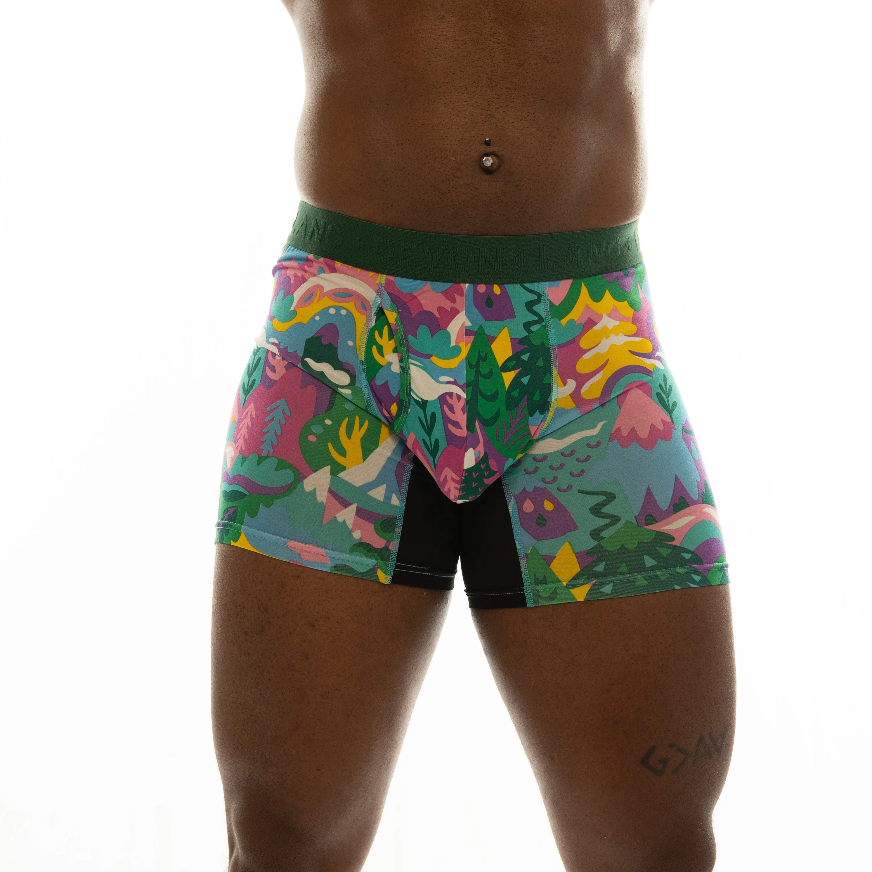 Venture Boxer Brief - Multi-Packs - Fantasy Mountain/Cute Ghosts/Banana