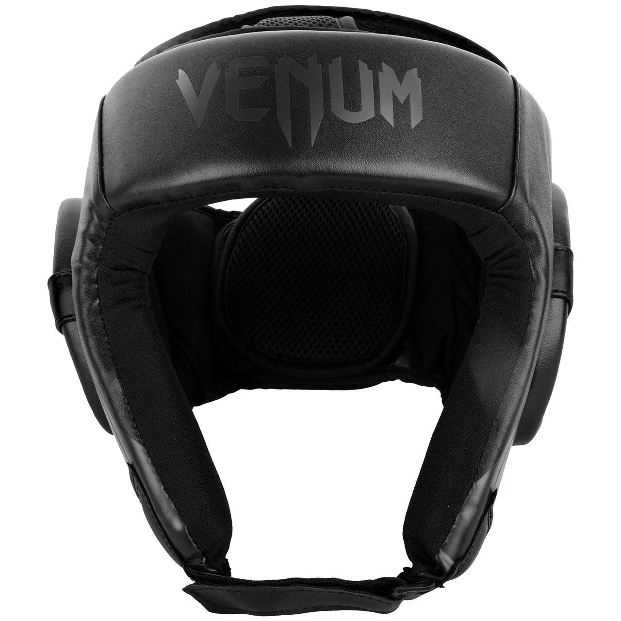 Venum Challenger Open Face Head Guard - Black