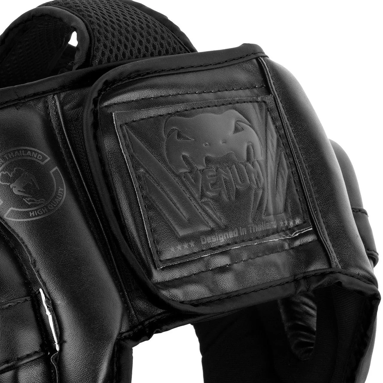 Venum Challenger Open Face Head Guard - Black
