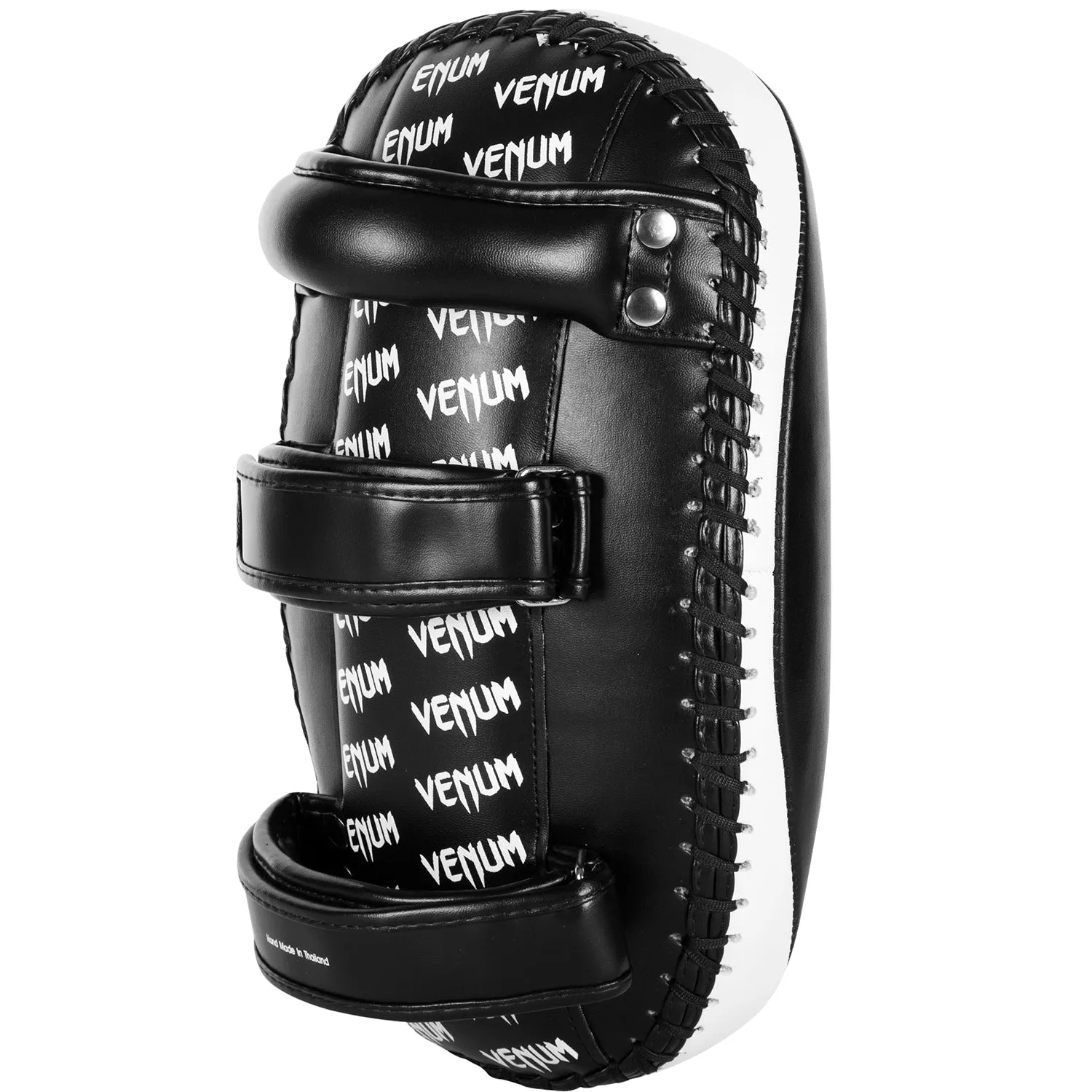 Venum Light Kick Pads - Skintex Leather - Black/Ice