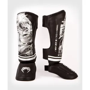 Venum YKZ21 Shin Guards - For Kids - Black/White