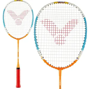 Victor Training Junior Badminton Racket - Orange Blue
