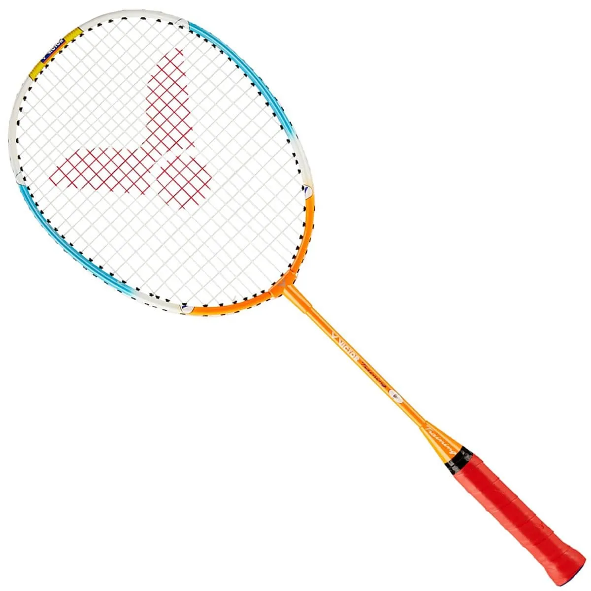 Victor Training Junior Badminton Racket - Orange Blue